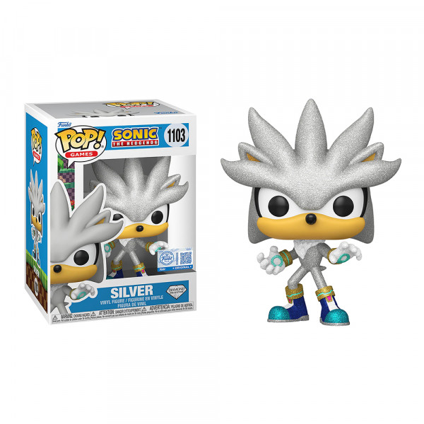 Funko POP! Games Sonic the Hedgehog: Silver (1103) (Diamond Collection)